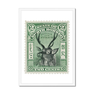 North Borneo Deer 1897 Framed Print