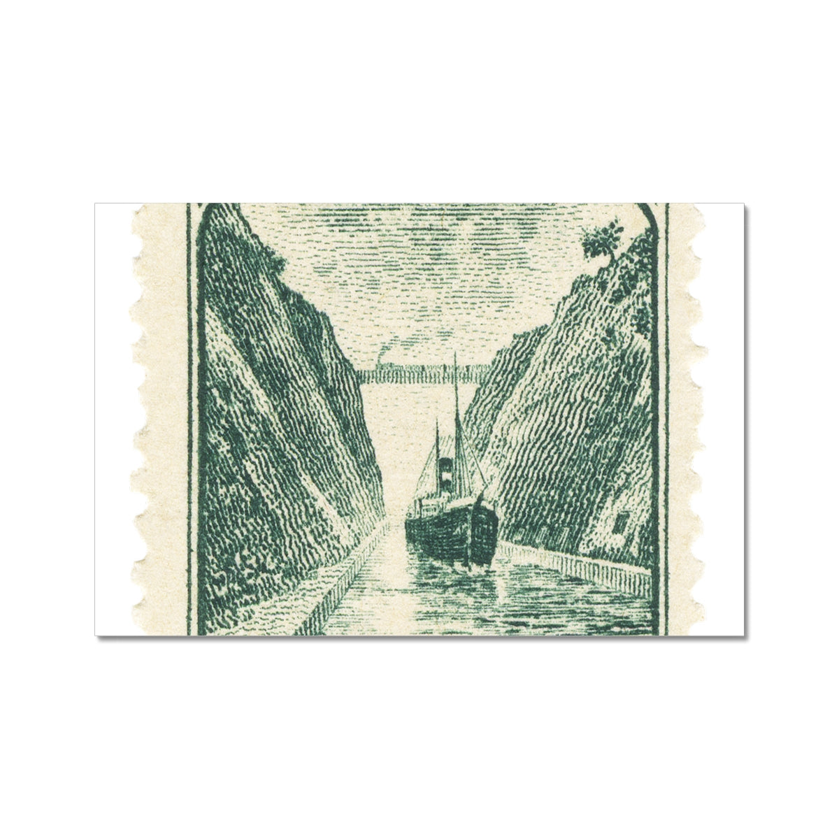 Greece Corinth Canal Fine Art Print