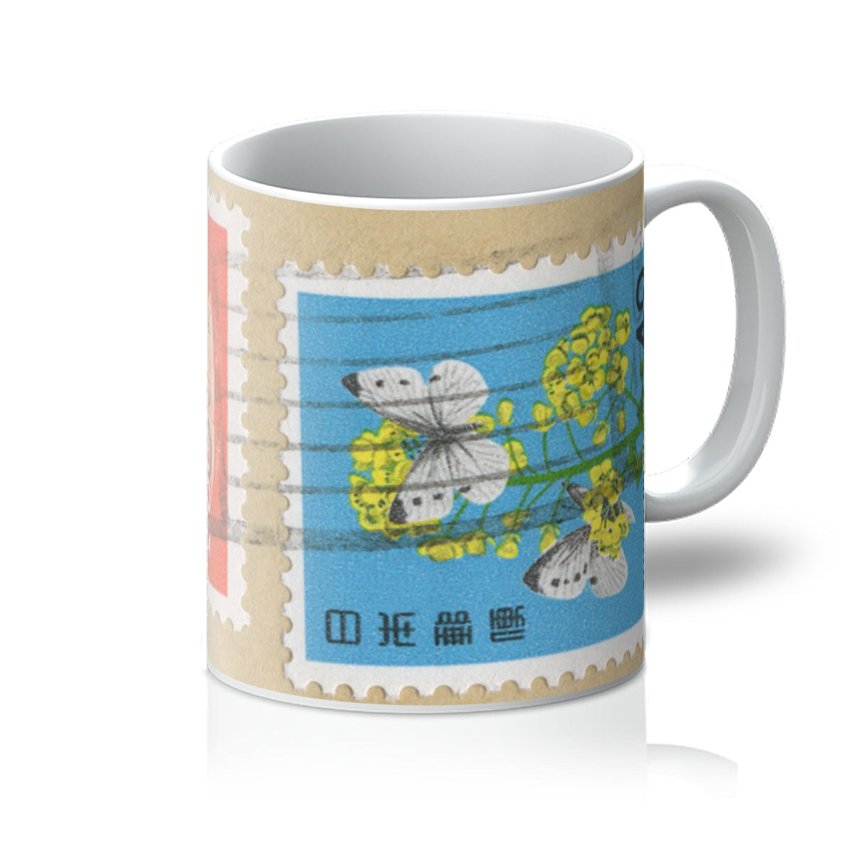 Japan Buddha and Butterflies Mug