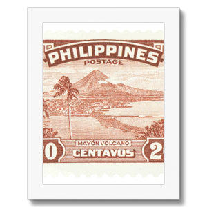 Philippines Mayon Volcano Framed Print