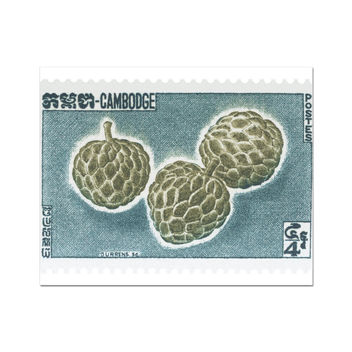 Cambodia Durian Fine Art Print