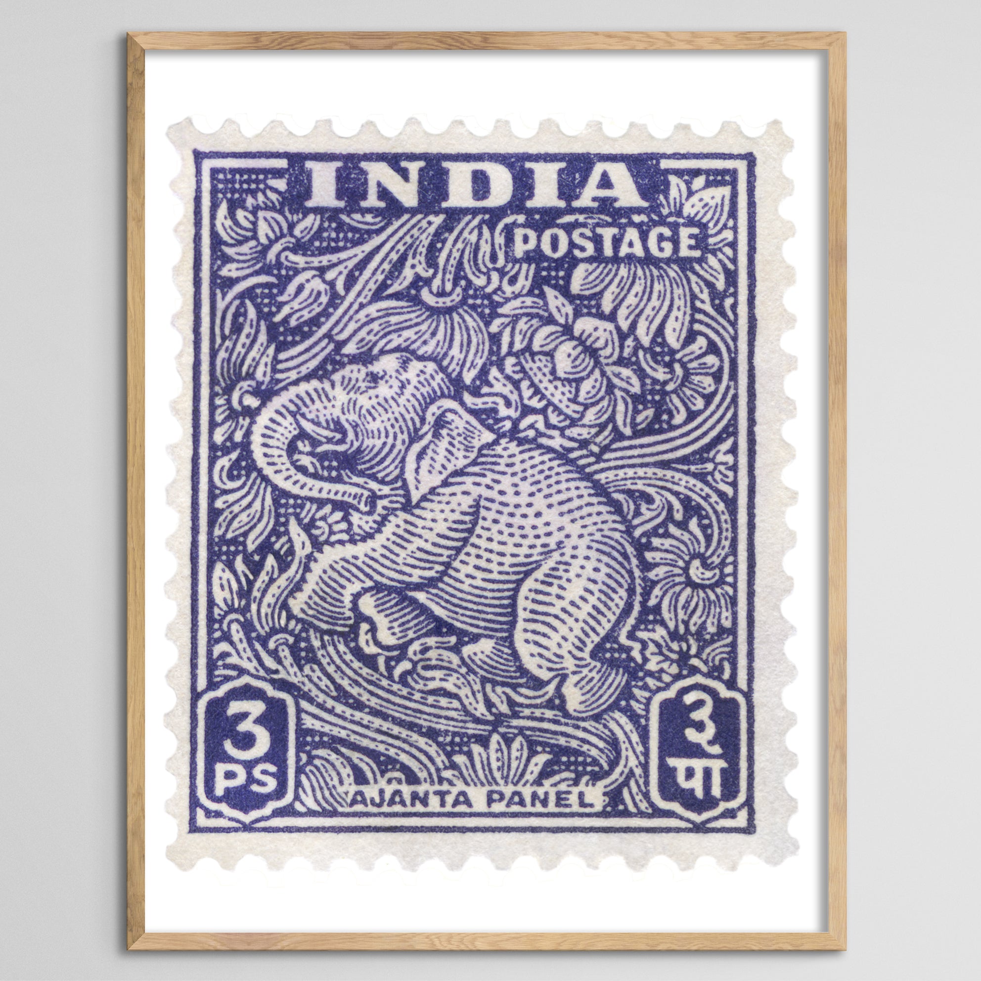 India Elephant 1949 Framed Print