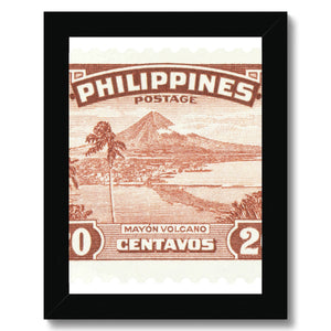 Philippines Mayon Volcano Framed Print