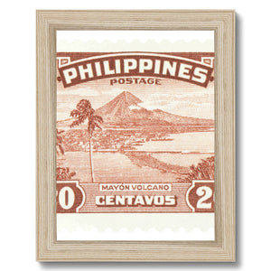 Philippines Mayon Volcano Framed Print