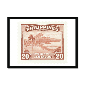 Philippines Mayon Volcano Framed Print