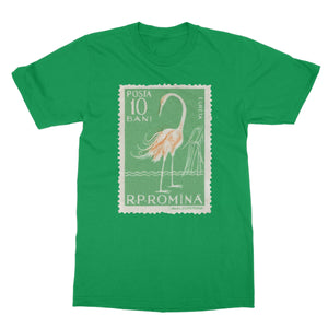 Romania Egret Softstyle T-Shirt