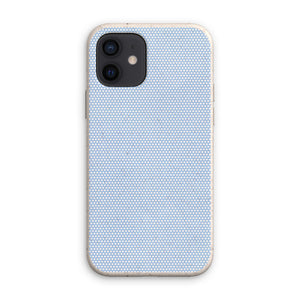 Blue Hexagon Pattern Eco Phone Case