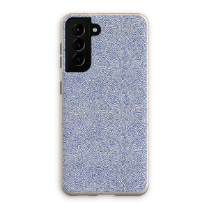 Navy Chaos Line Pattern Eco Phone Case