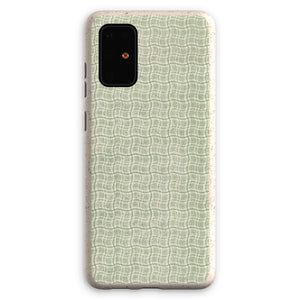 Wavy Green Box Pattern Eco Phone Case