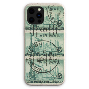 USA New York Airmail Eco Phone Case