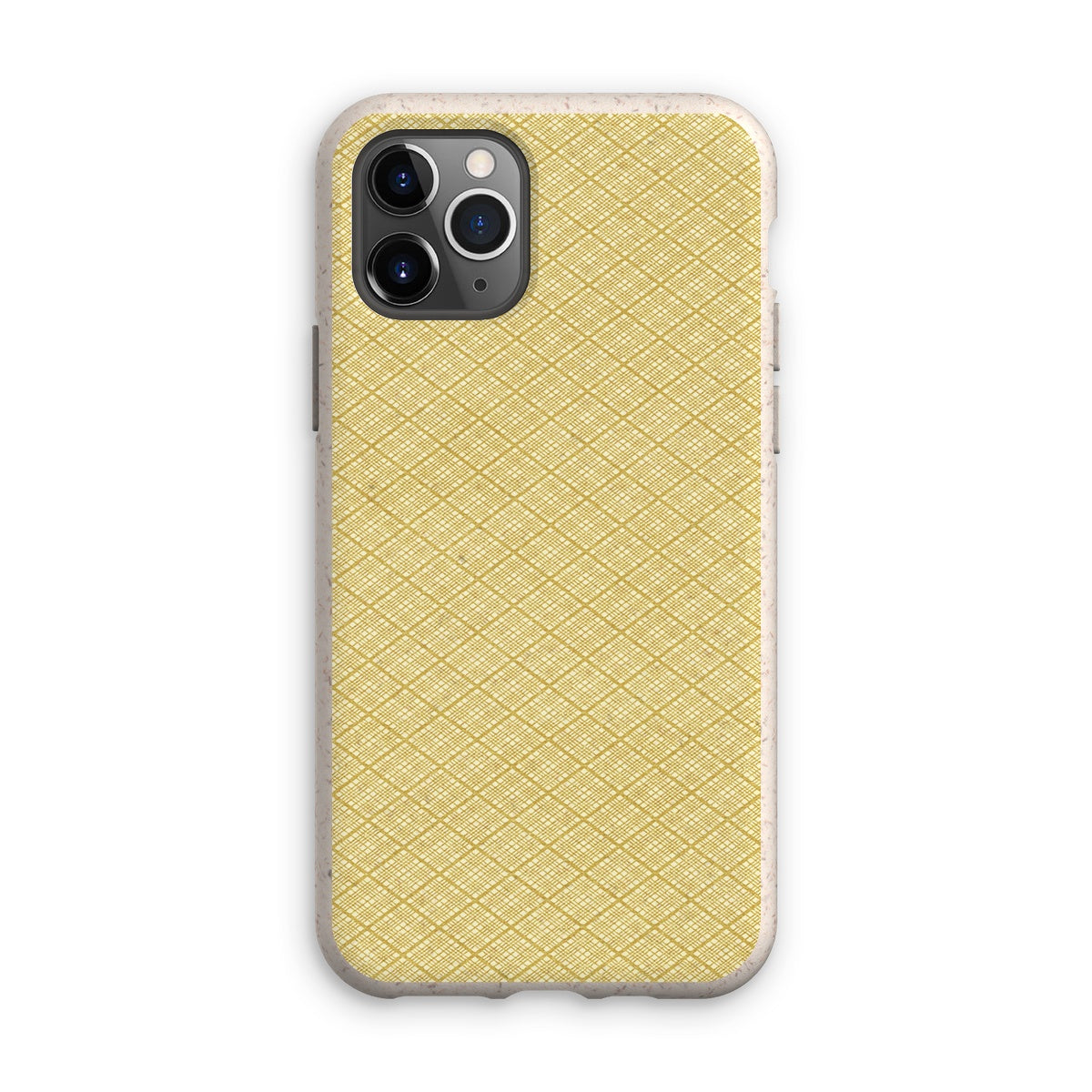 Yellow Diamond Pattern Eco Phone Case