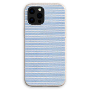 Blue Hexagon Pattern Eco Phone Case