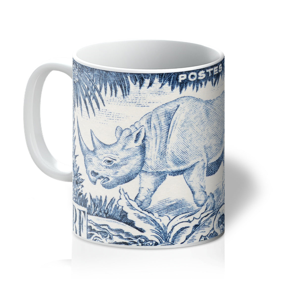 Afrique Equatoriale Francaise Rhino Mug