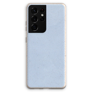 Blue Hexagon Pattern Eco Phone Case