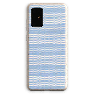 Blue Hexagon Pattern Eco Phone Case