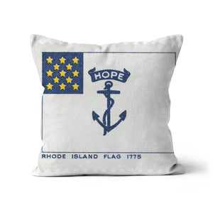 USA Rhode Island Flag 1775 Cushion