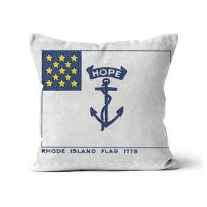 USA Rhode Island Flag 1775 Cushion