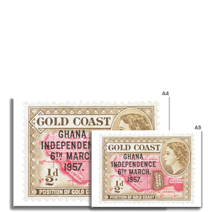 Ghana Independence 1957 Fine Art Print