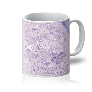 Security Envelope Spider Web with Plane Mug