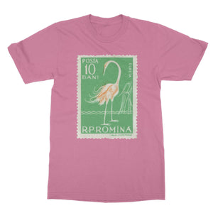 Romania Egret Softstyle T-Shirt