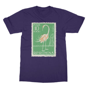 Romania Egret Softstyle T-Shirt