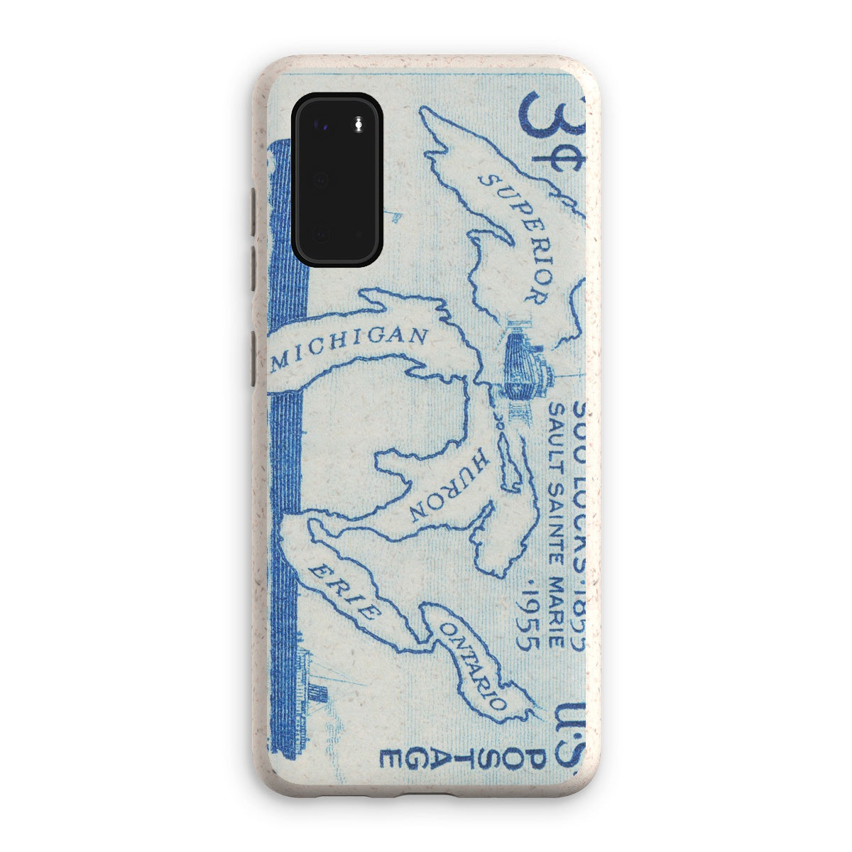 USA Great Lakes Transport Eco Phone Case - Stamp and Post