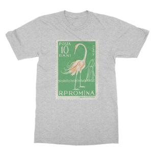 Romania Egret Softstyle T-Shirt