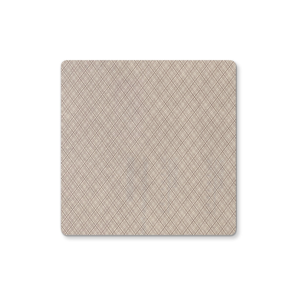 Red Diamond Pattern Coaster