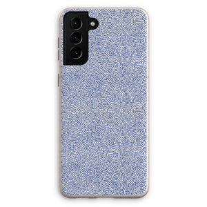 Navy Chaos Line Pattern Eco Phone Case