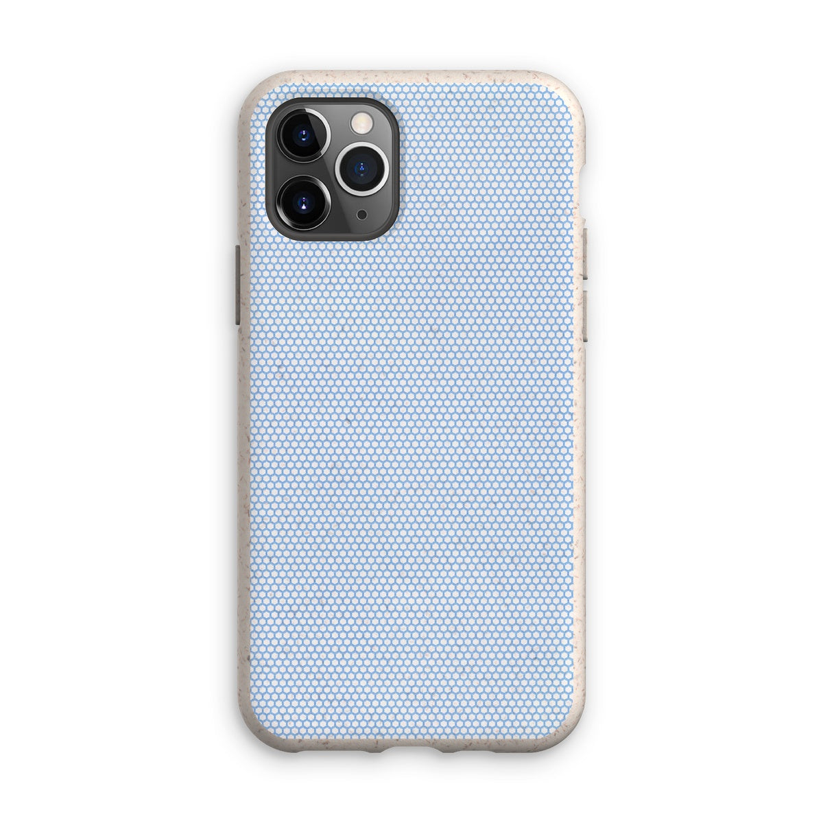 Blue Hexagon Pattern Eco Phone Case