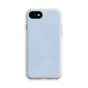 Blue Hexagon Pattern Eco Phone Case