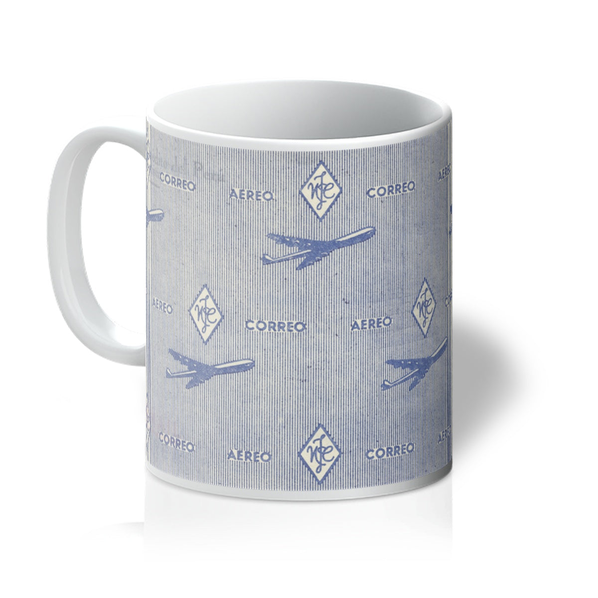 Envelope Security Paper with Planes Mug