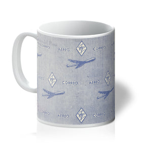 Envelope Security Paper with Planes Mug