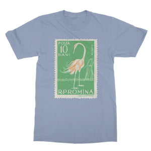 Romania Egret Softstyle T-Shirt