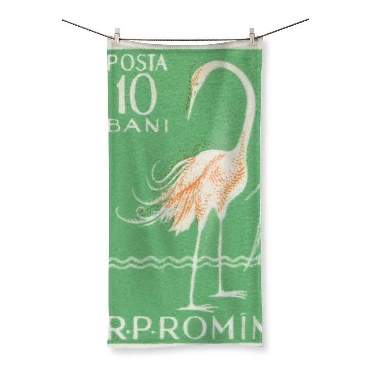 Romania Egret Towel