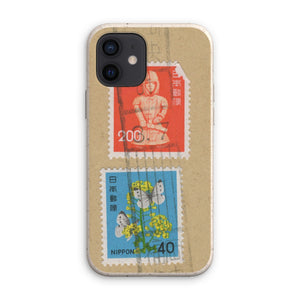 Japan Buddha and Butterflies Eco Phone Case