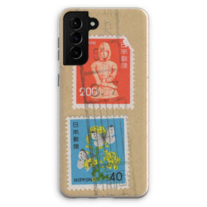 Japan Buddha and Butterflies Eco Phone Case