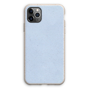 Blue Hexagon Pattern Eco Phone Case