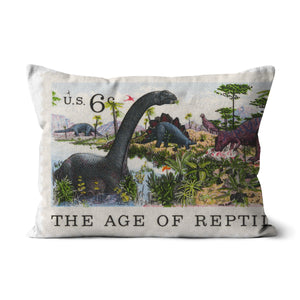 USA The Age of Reptiles Cushion