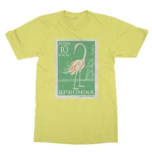 Romania Egret Softstyle T-Shirt