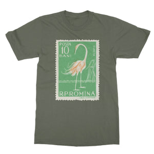 Romania Egret Softstyle T-Shirt