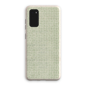 Wavy Green Box Pattern Eco Phone Case