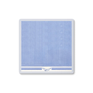 Blue Line with Dove Pattern Coaster