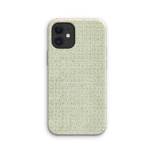 Wavy Green Box Pattern Eco Phone Case