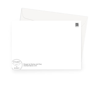 Envelope Security Paper with Planes Greeting Card