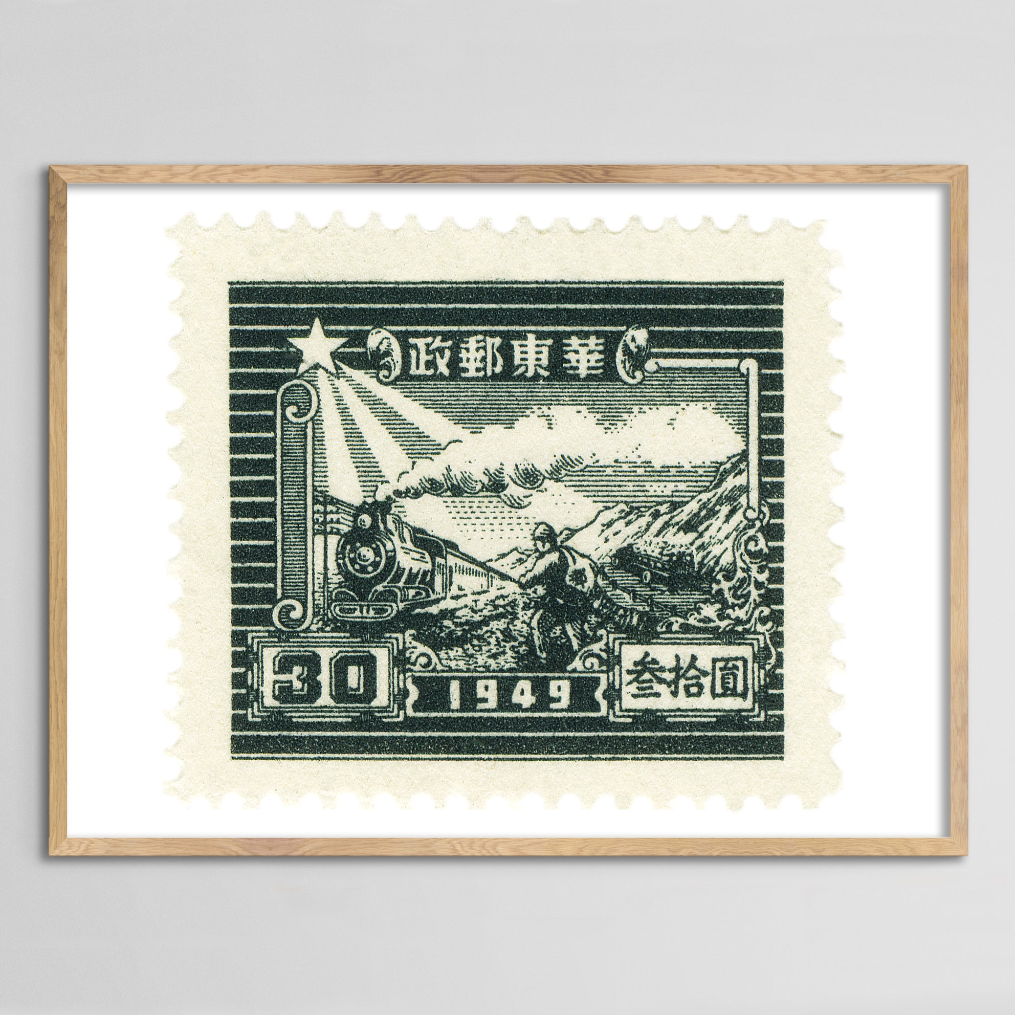 China Train Framed Print