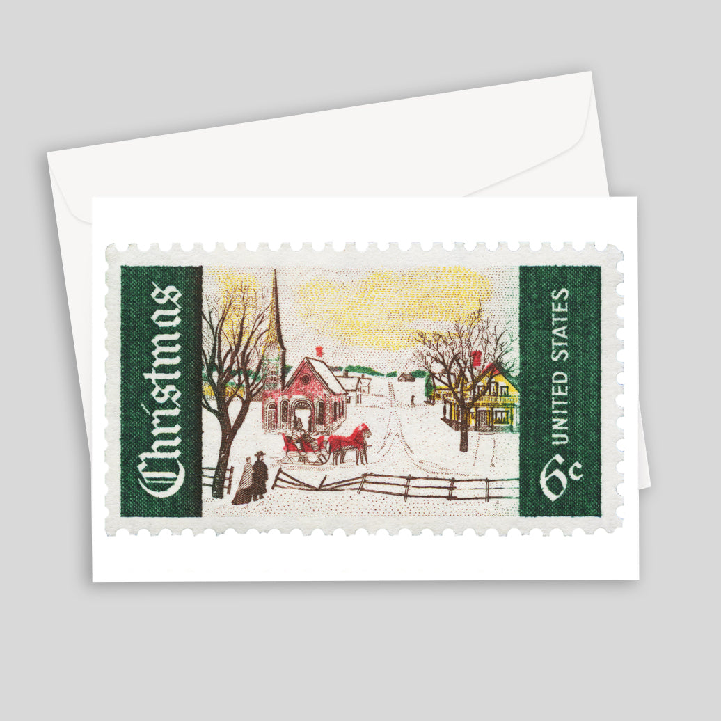 USA Christmas 1969 Greeting Card