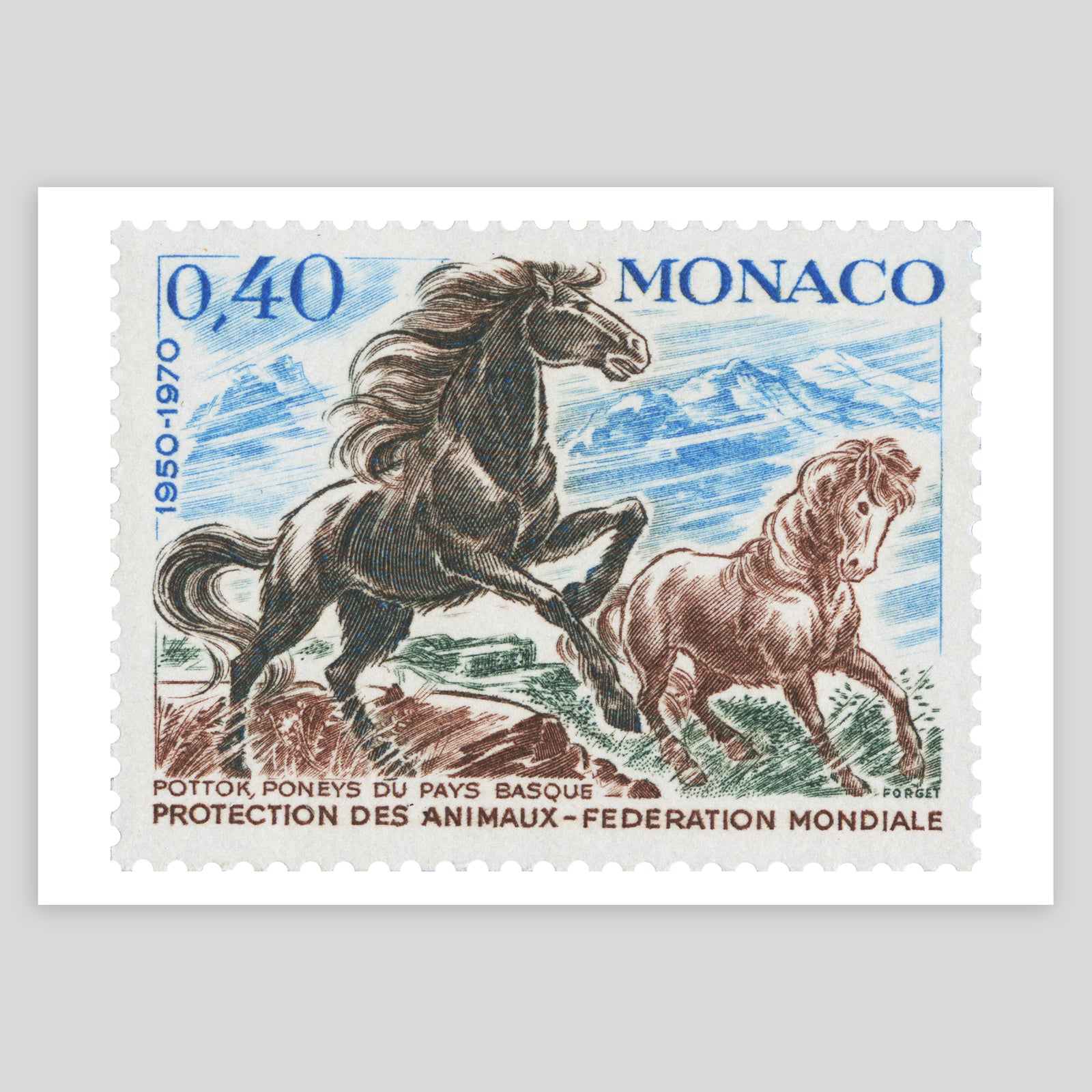 Monaco Horses Fine Art Print