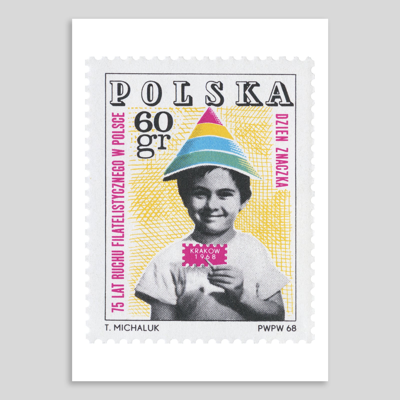 Poland Rainbow Hat Fine Art Print