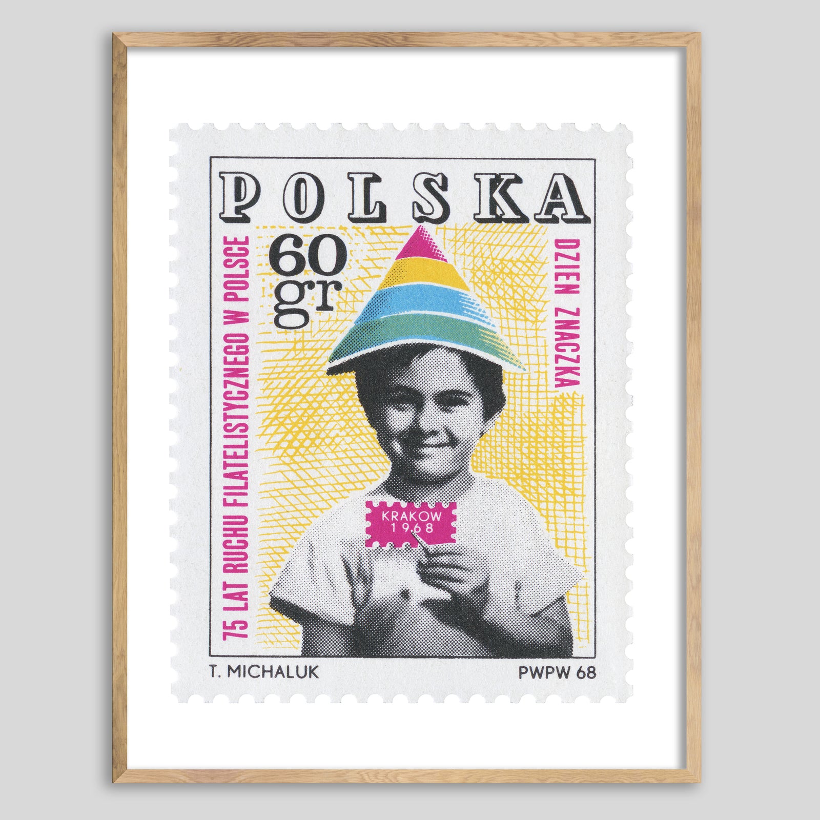 Poland Rainbow Hat Framed Print